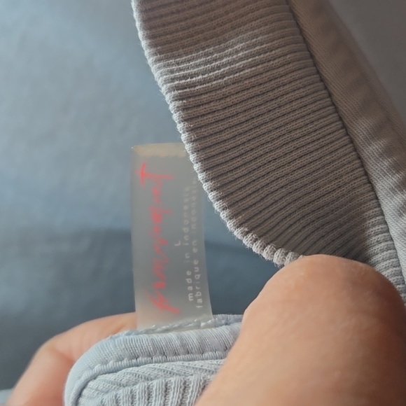 Light Blue Short Sleeve Tee with Relaxed Fit and Crew Neck, Free People - Picture 7 of 7